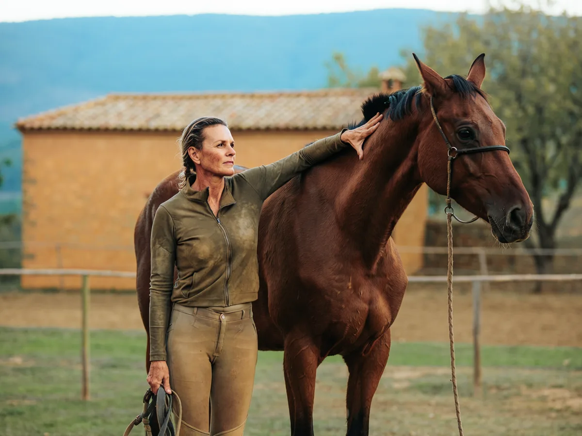 Cours d'équitation à Planfoy, Loire