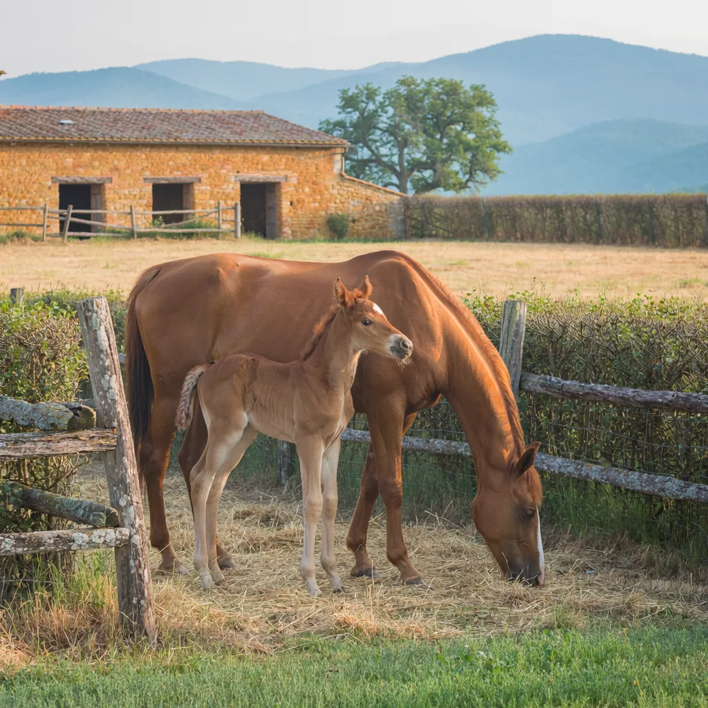 Élevage de chevaux, Centre équestre de Planfoy, Planfoy